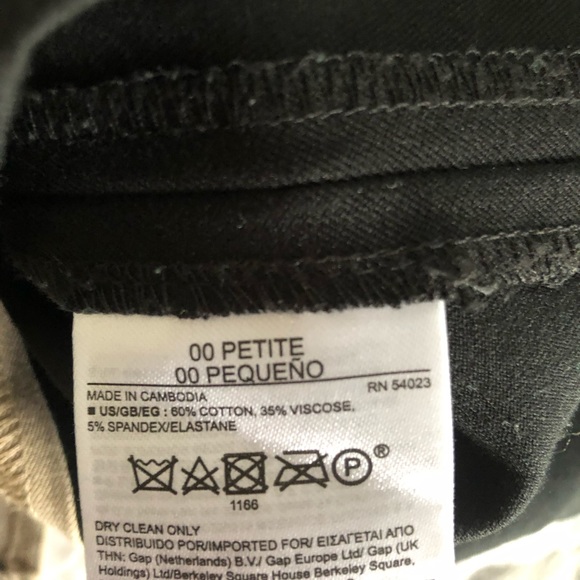 Banana Republic Black/Tan Skirt - Size 00P - Picture 4 of 4